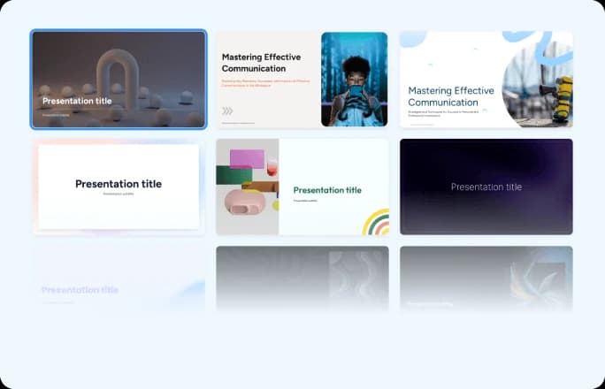 Edit the presentation
