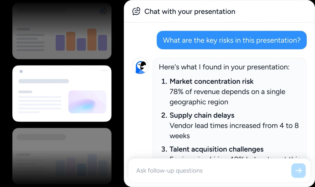 Upload a PowerPoint and ask it anything