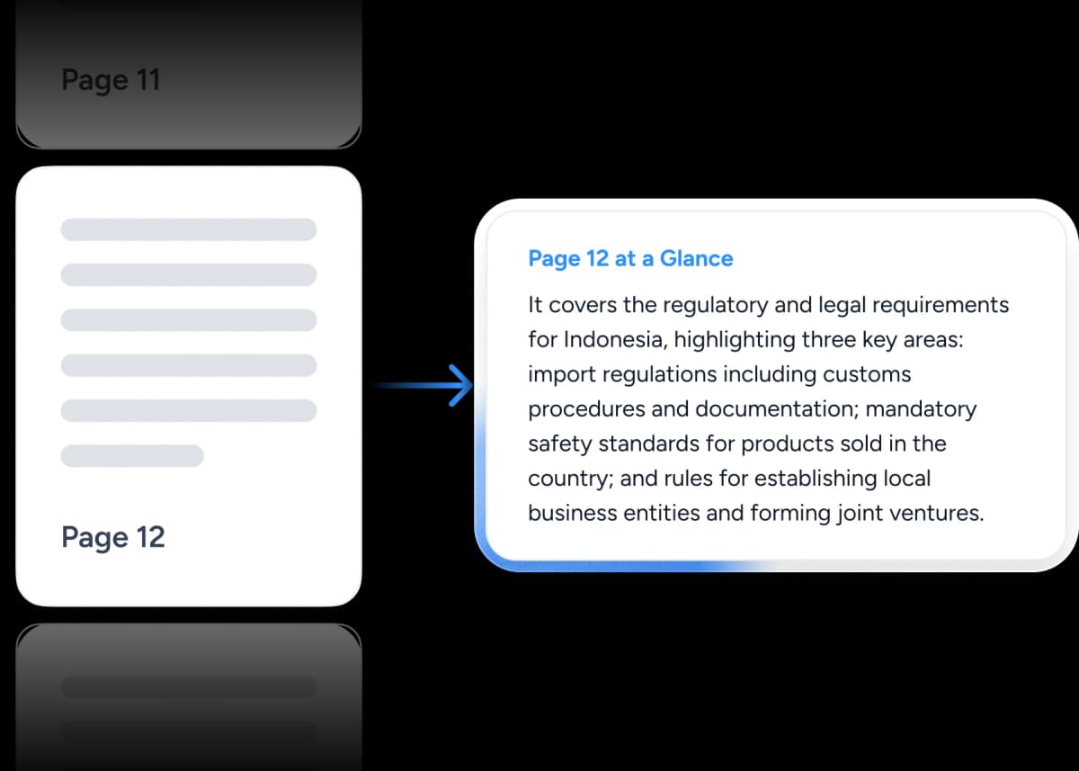 Summarize any specific page