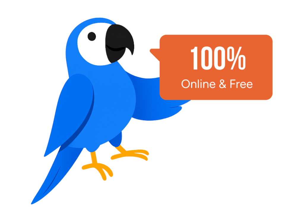 100% Online and FREE: No Software Needed