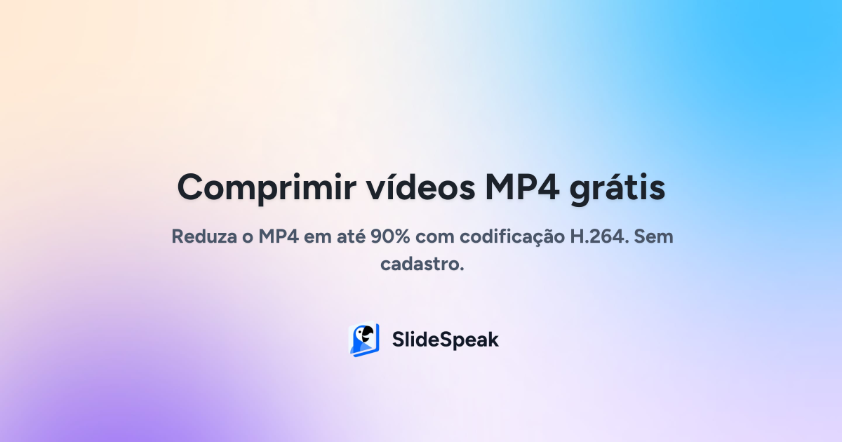Comprimir vídeo MP4 grátis online: reduzir o tamanho do arquivo MP4 ...