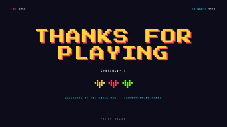 Arcade Closing slide