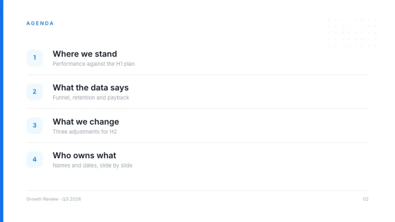 Atlas Agenda slide