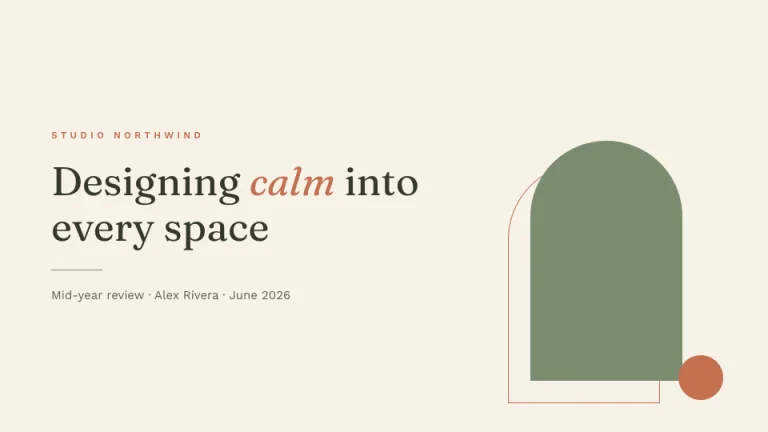 Atrium Title slide