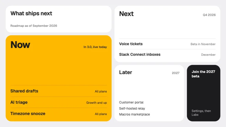 Bento Roadmap bento slide