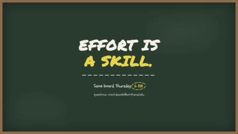 Chalkboard Closing slide