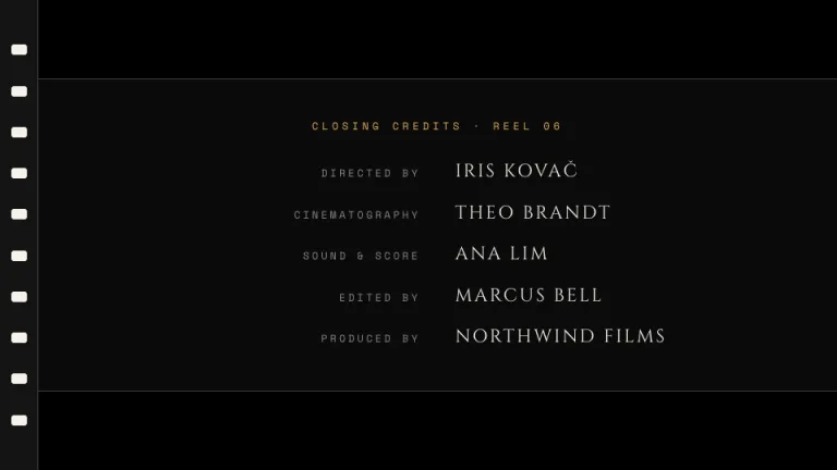 Cinema Team slide