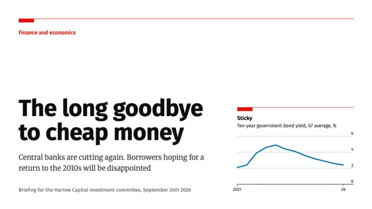Economist Style: Title slide