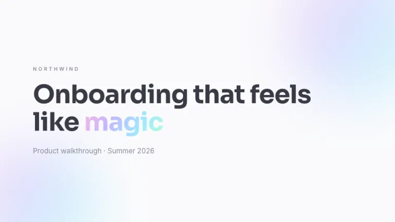 Holo Title slide