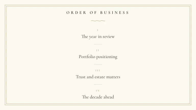 Letterhead Agenda slide