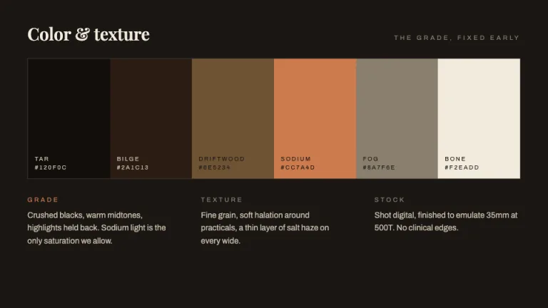 Lookbook Color and texture slide