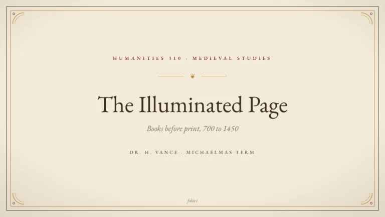 Manuscript Title slide