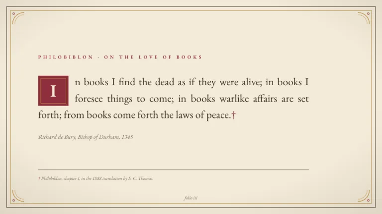 Manuscript Quote slide