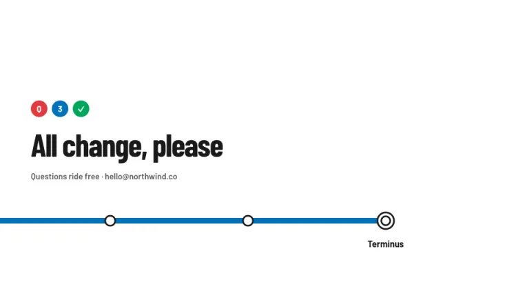 Metro Closing slide
