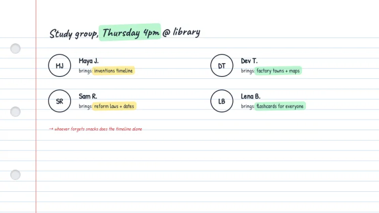 Notebook Team slide
