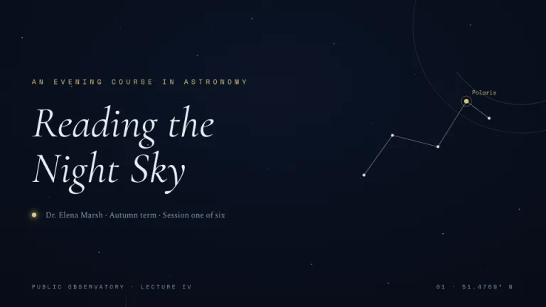 Observatory: Title slide