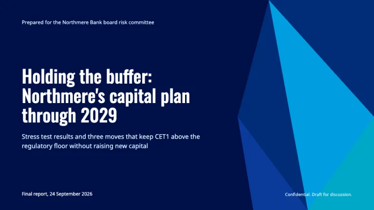 Oliver Wyman Style Title slide
