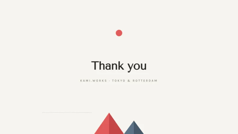 Origami Closing slide