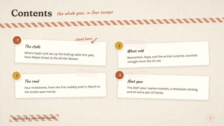 Scrapbook Agenda scraps slide