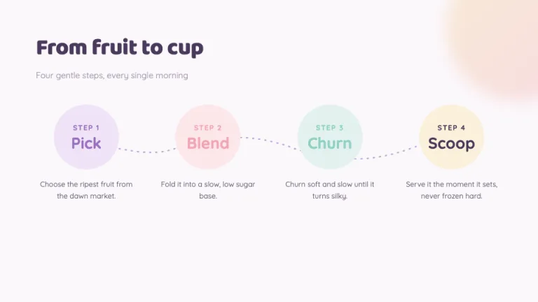 Sorbet Process slide