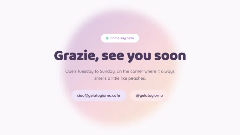 Sorbet Closing slide
