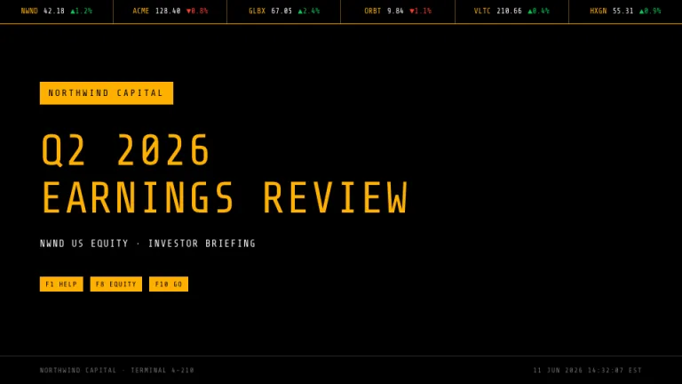 Ticker: Title slide