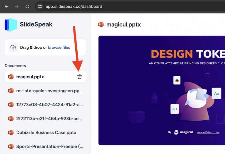 how-do-i-delete-files-slidespeak