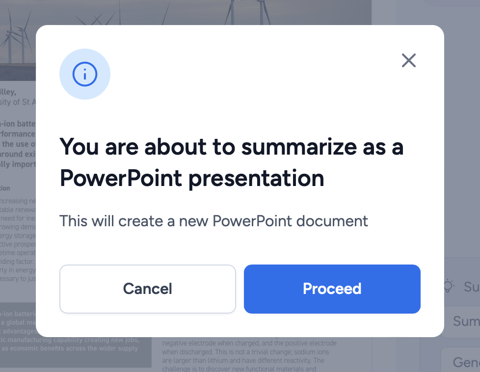 report to presentation ai