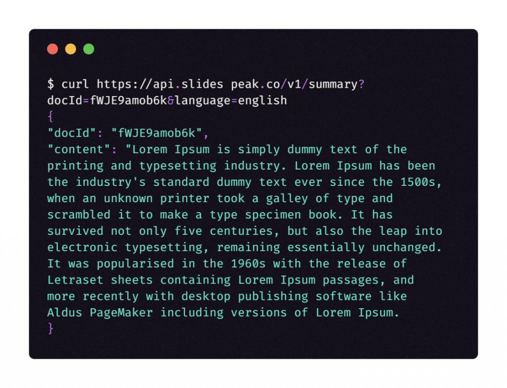 SlideSpeak API - SlideSpeak image.