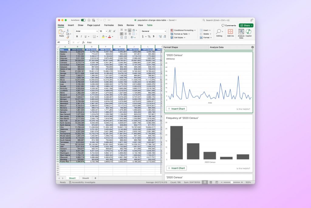 excel presentation download