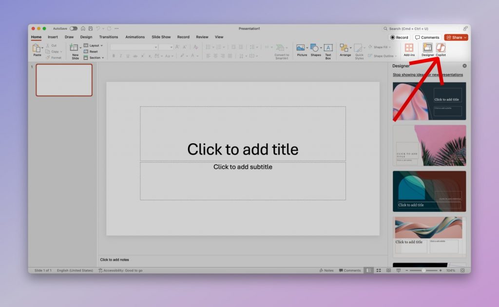 how to export presentation in powerpoint