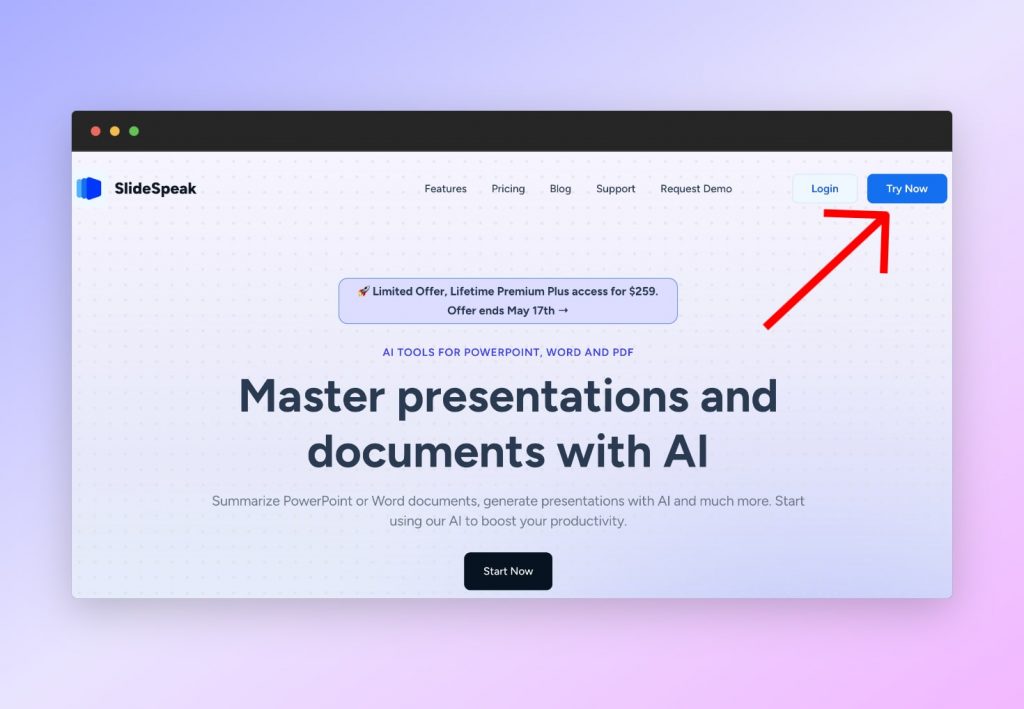 how to make a powerpoint presentation using ai