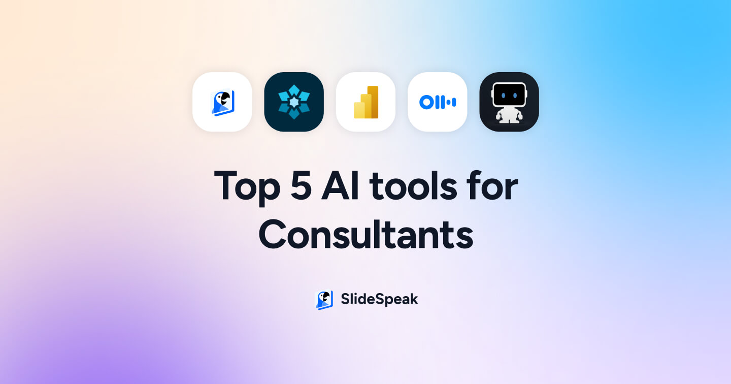 Top 5 AI tools for consultants