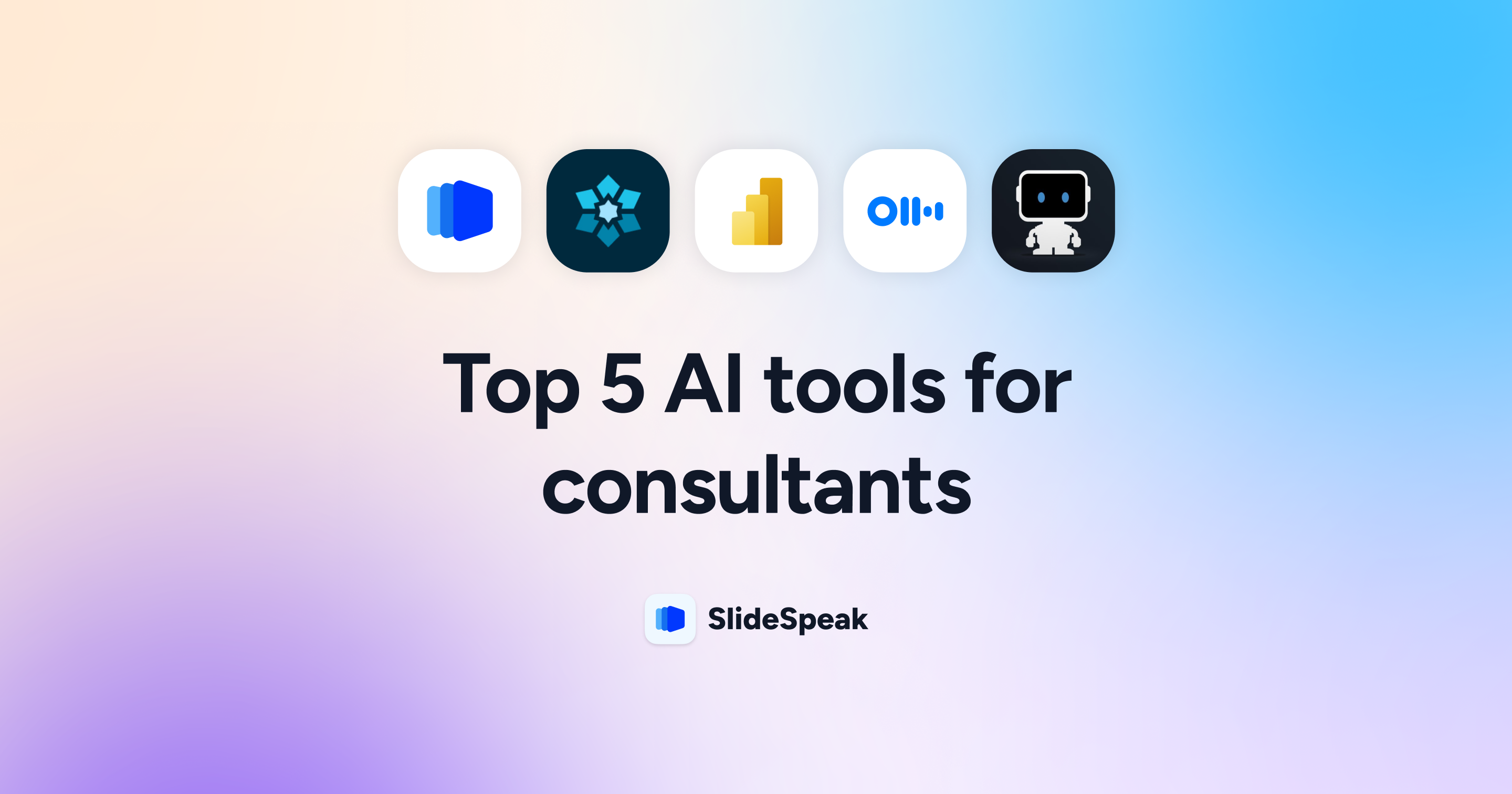 Top 5 AI tools for consultants