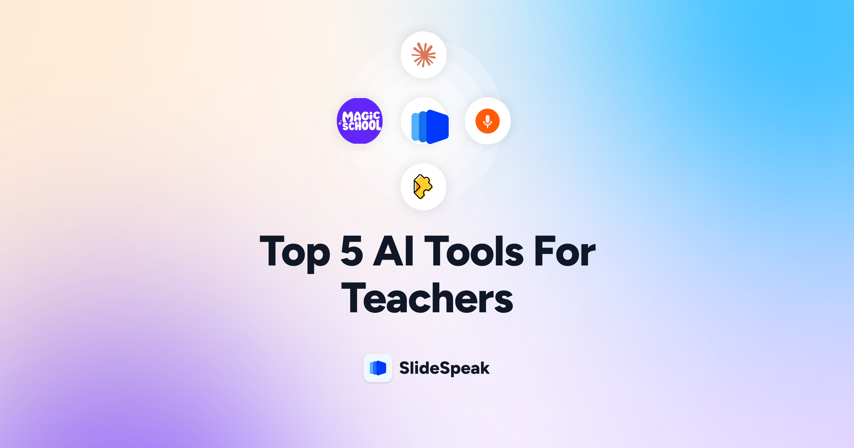 Top 5 AI Tools for Teachers