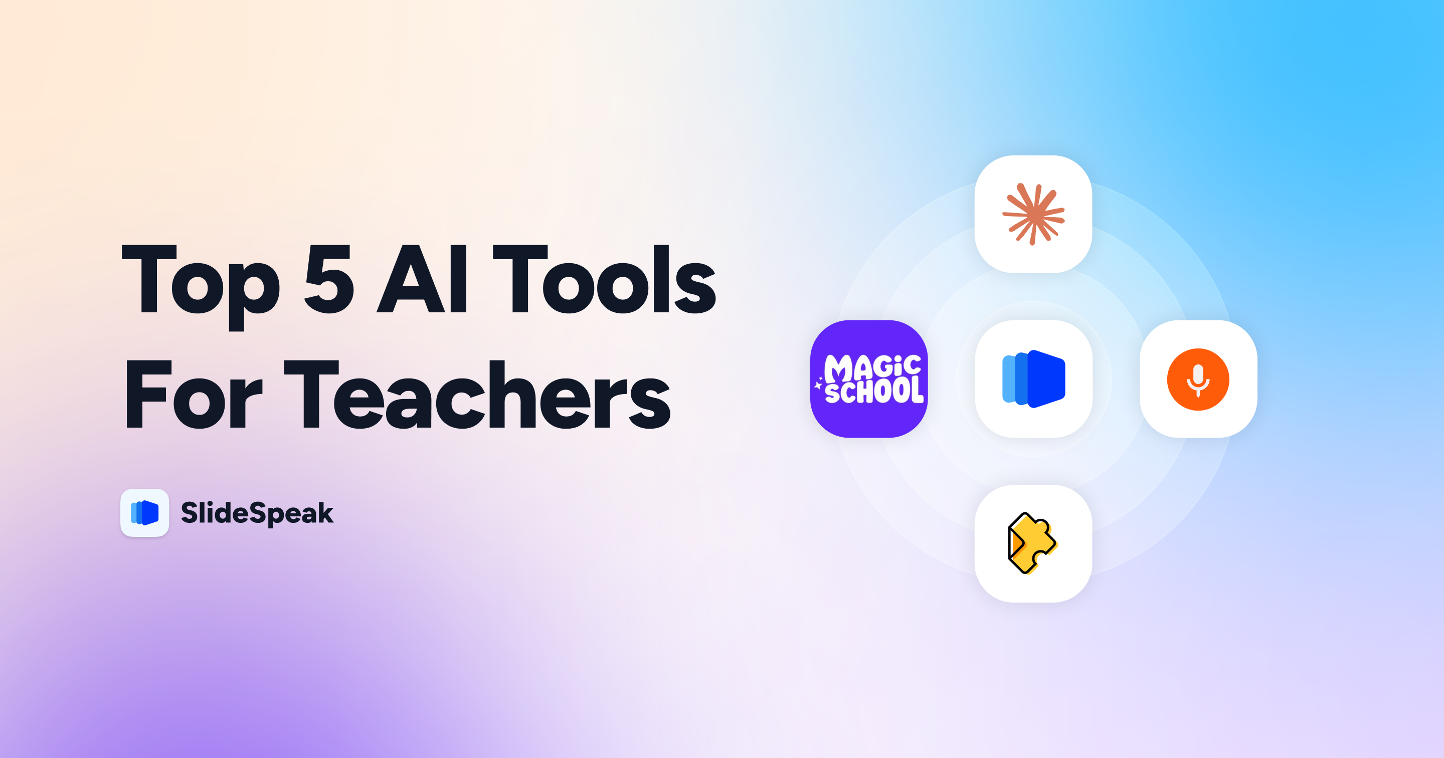 Top 5 AI Tools for Teachers