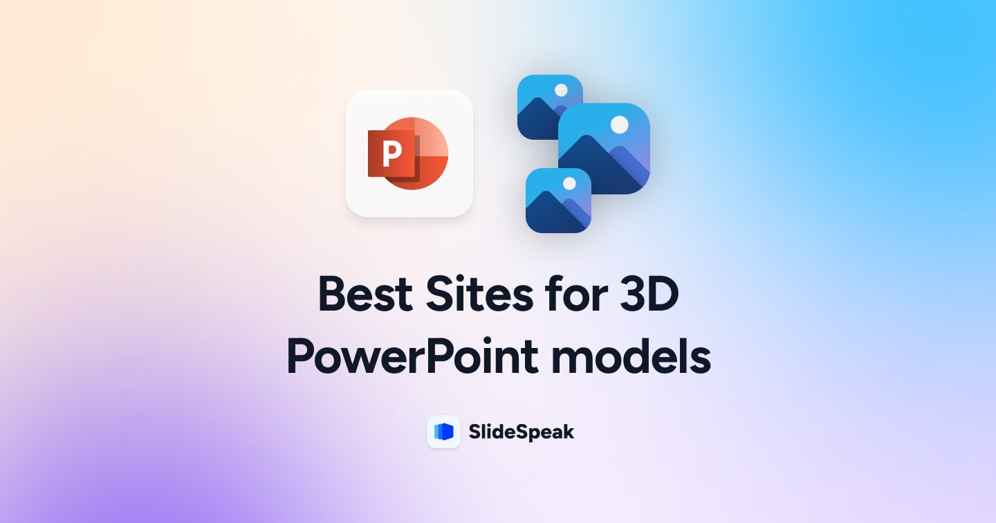 Best Sites for 3D Models for PowerPoint Free and Paid