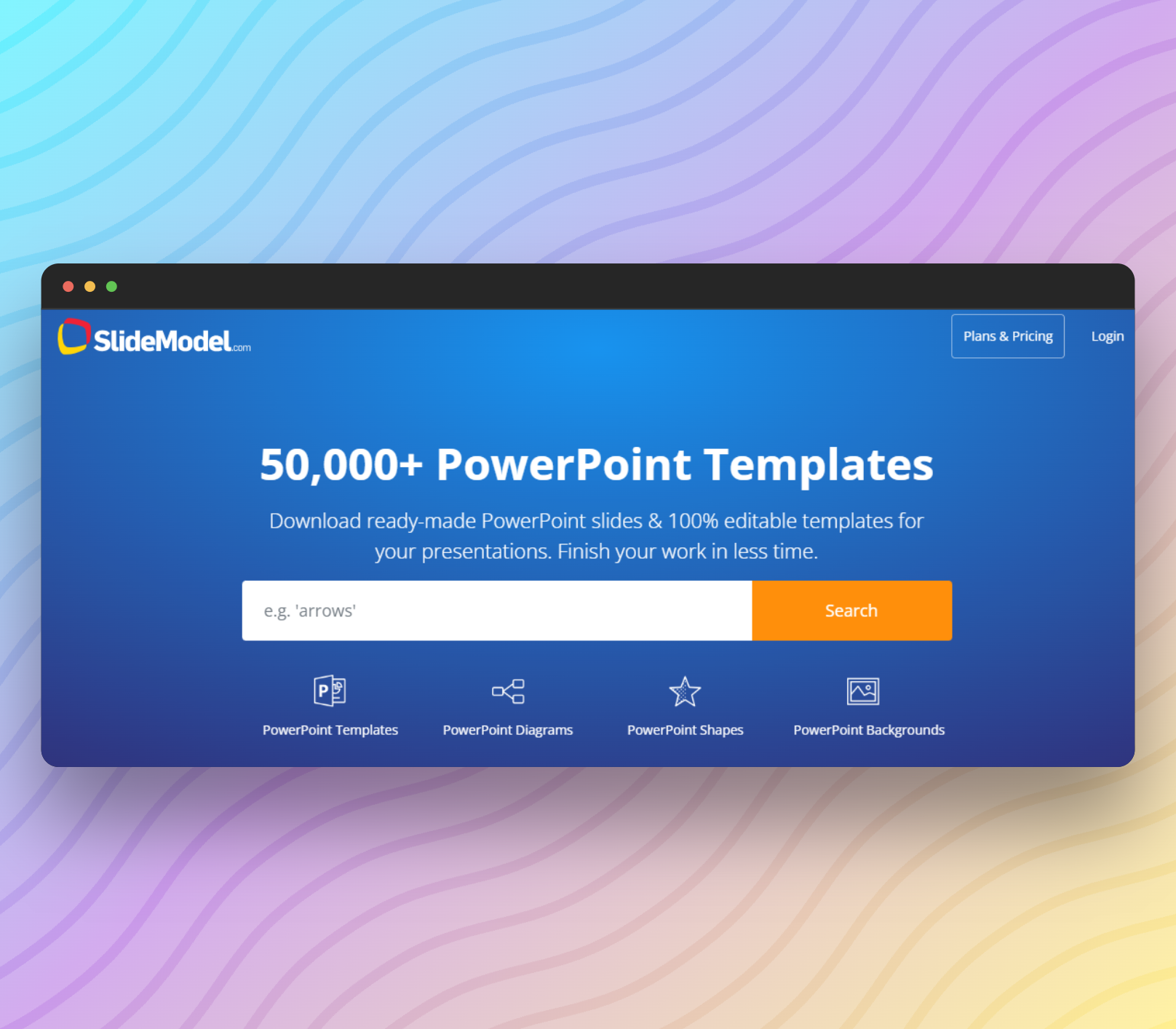 SlideModel Main Page