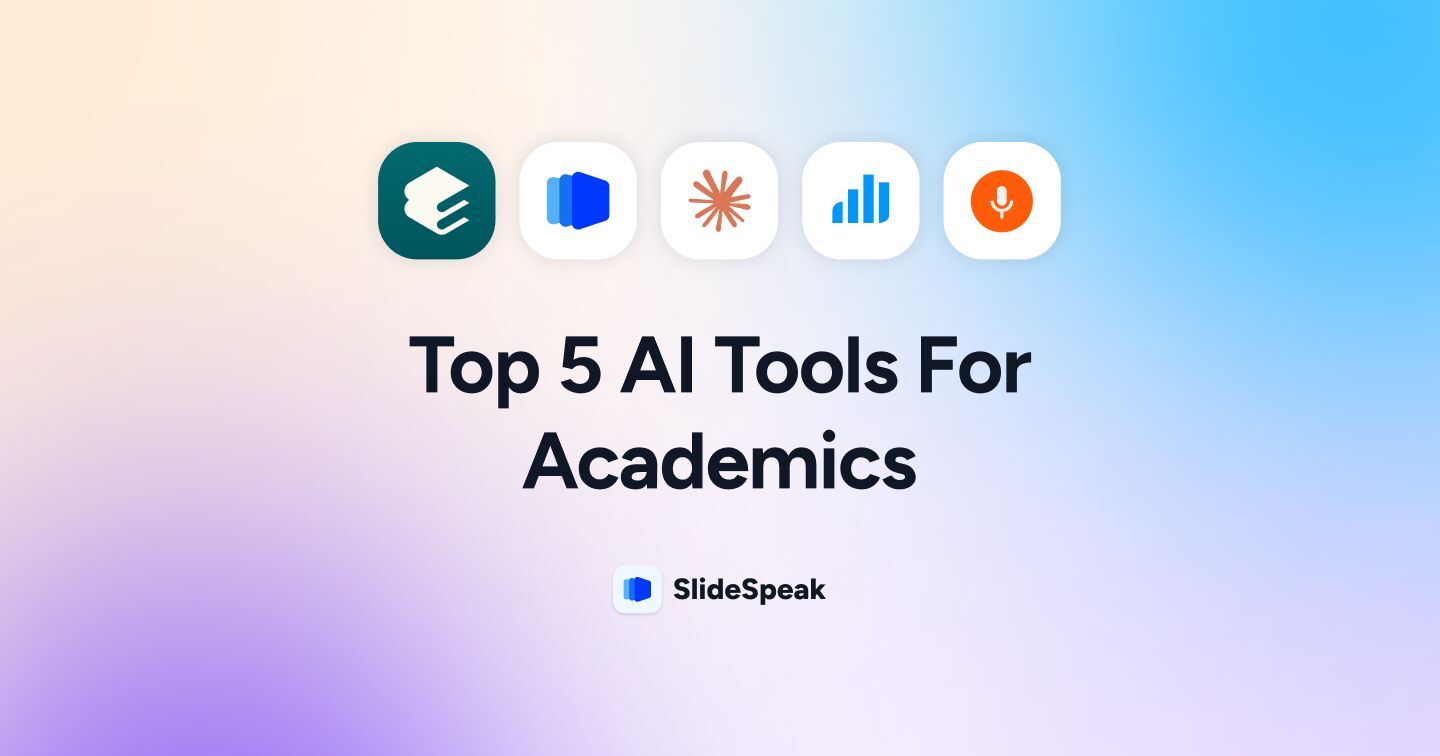 Top 5 AI Tools for Academics