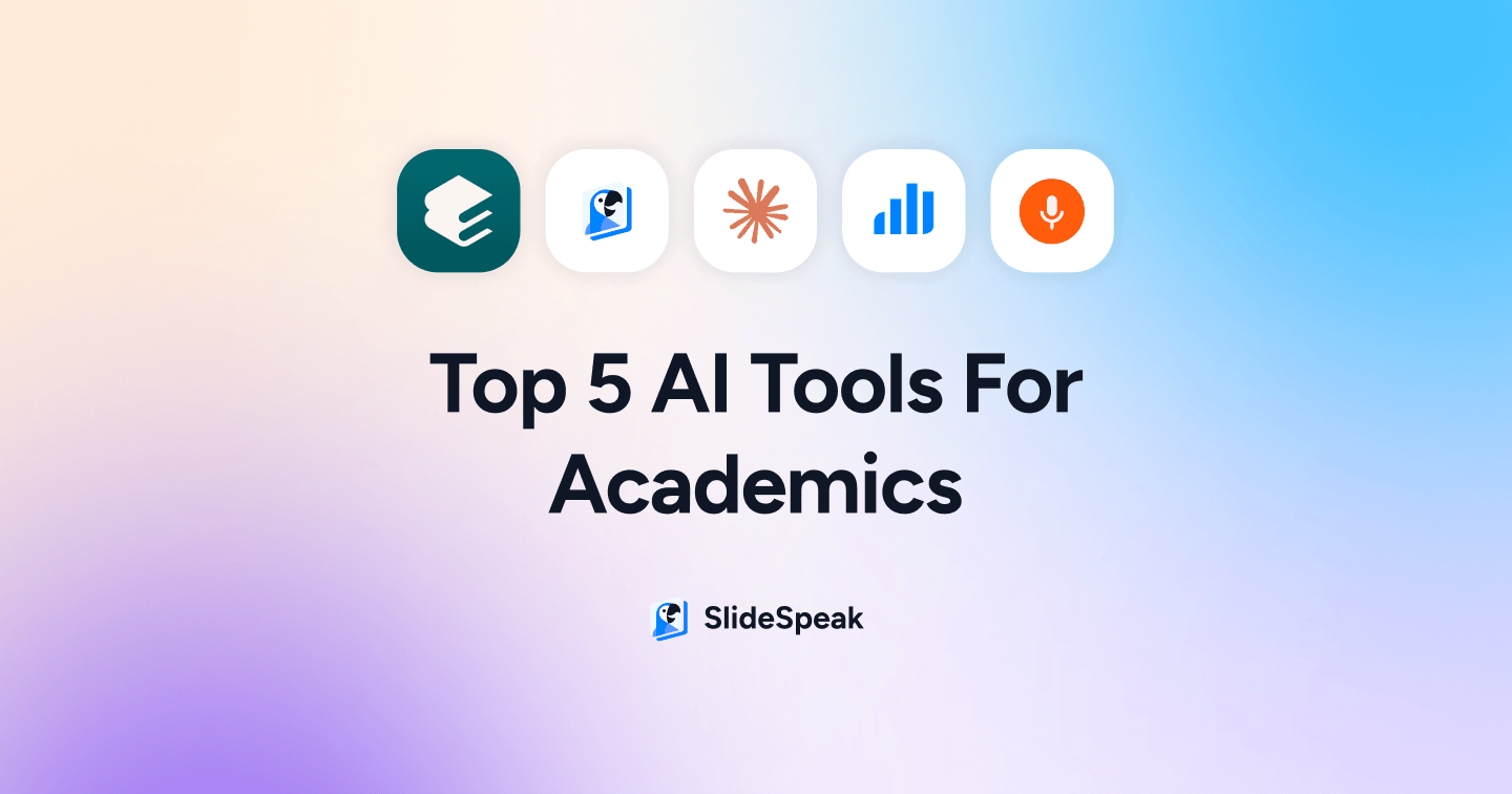 Top 5 AI Tools for Academics