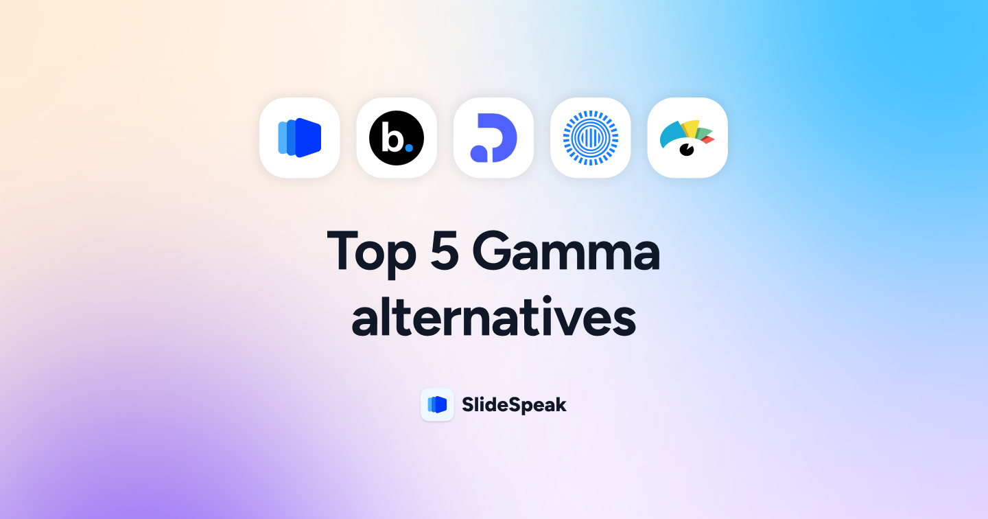 Top 5 Gamma Alternatives with AI in 2024