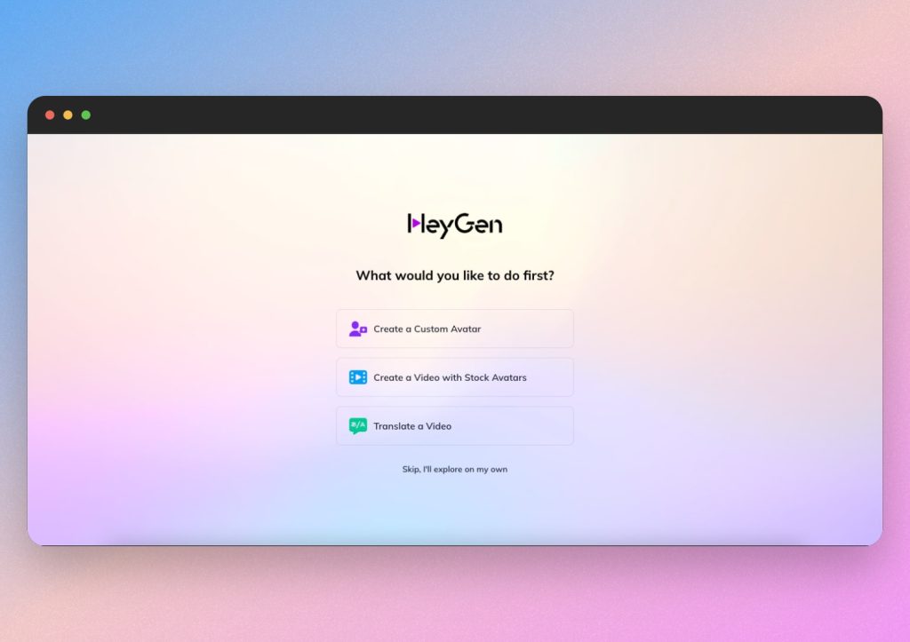 HeyGen AI video generator