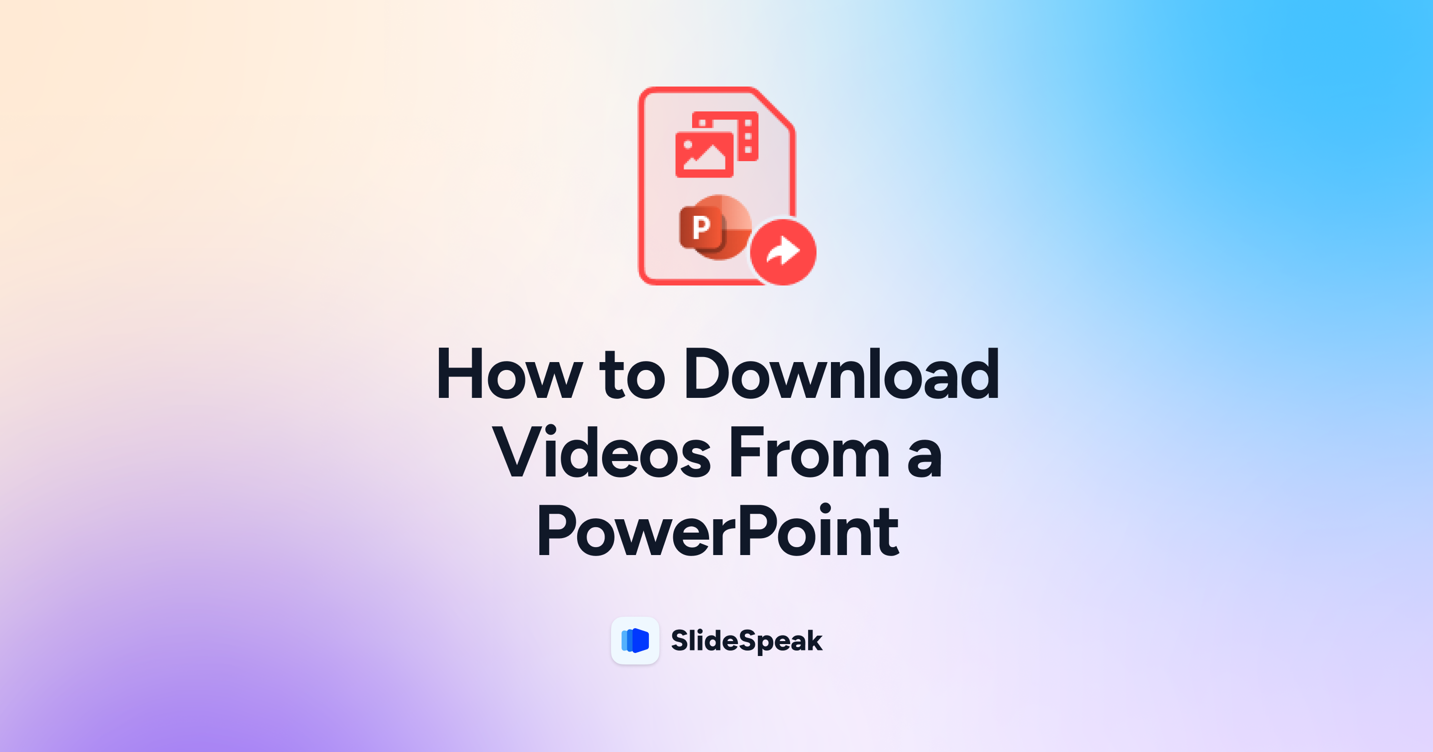 How to Download Videos from a PowerPoint File