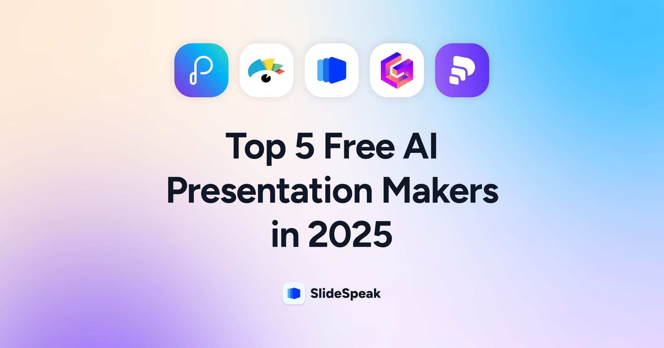 Top 5 Free AI Presentation Makers in 2025