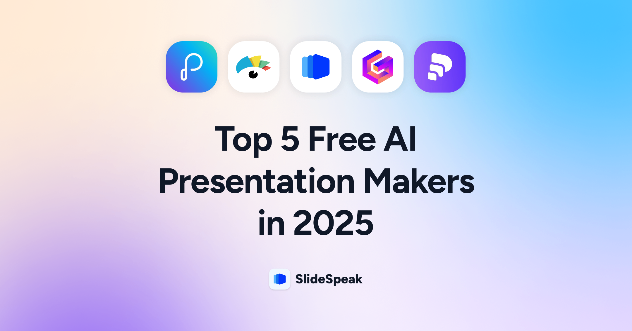 Top 5 Free AI Presentation Makers in 2025