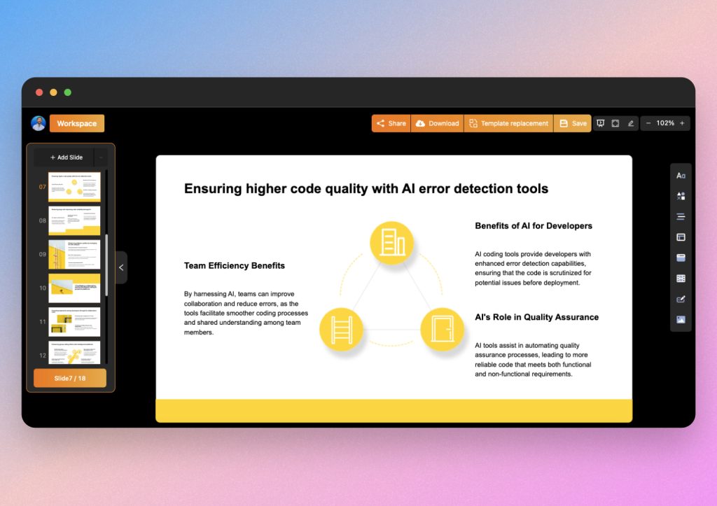 Autoppt AI presentation example