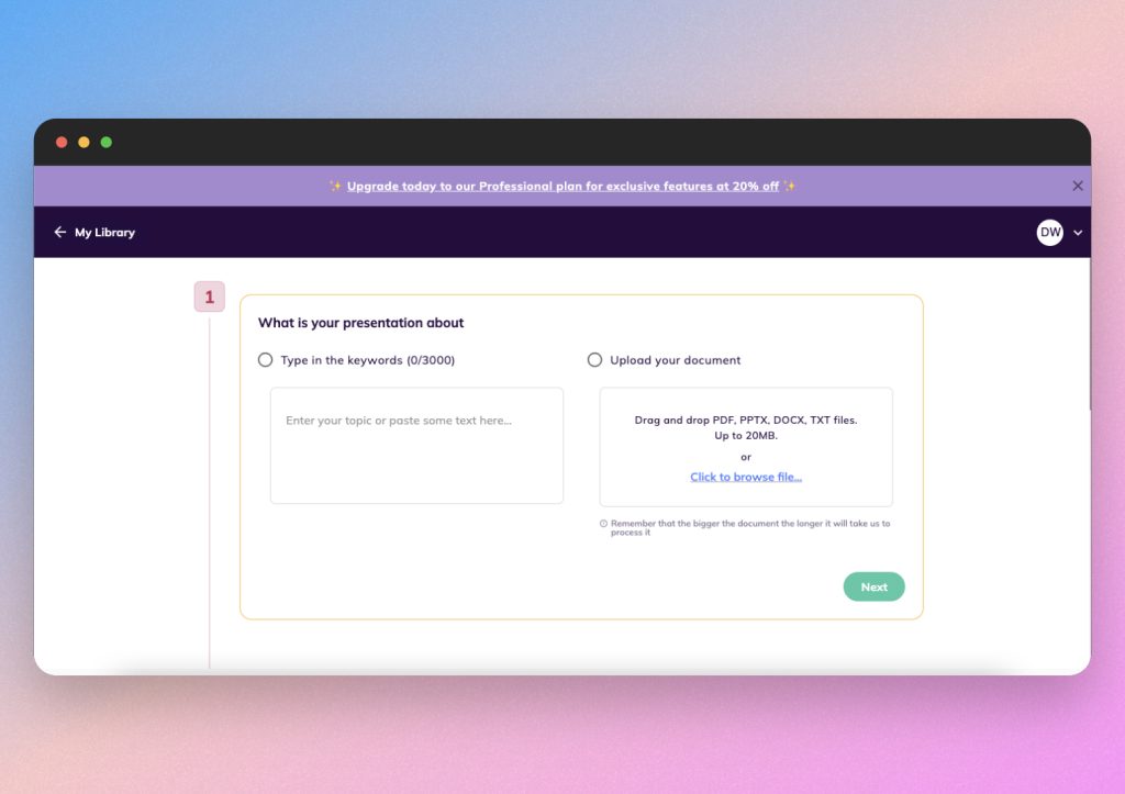 SendSteps ai prompt