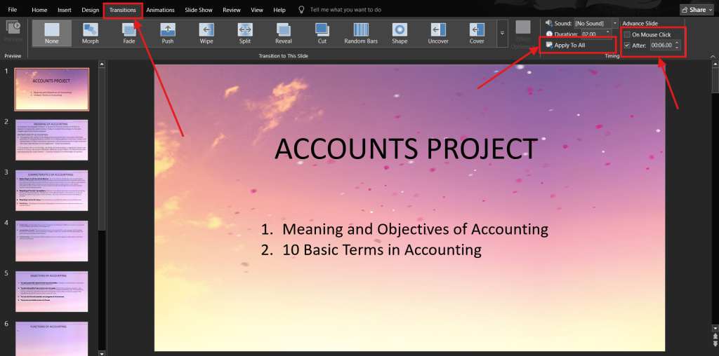 Screenshot of how to loop a PowerPoint presentation on Windows step 7