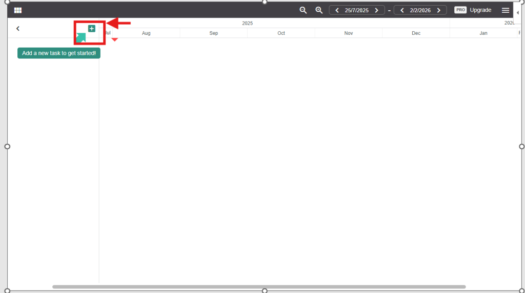 screenshot of project plan step 4