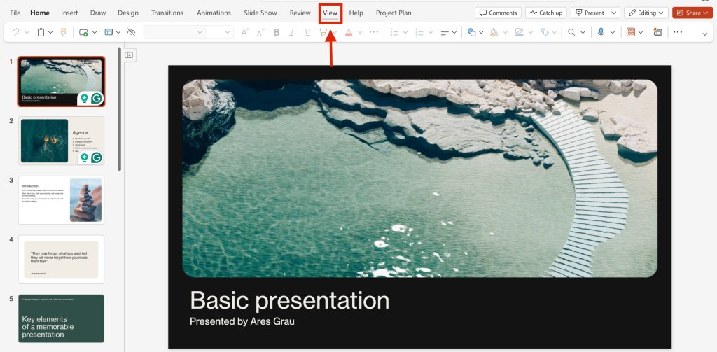 Screenshot of step 1 of adding notes 